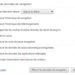 Supprimer le cache de Chrome