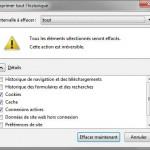 Supprimer le cache de Firefox