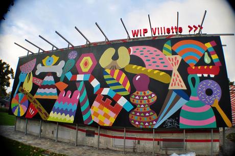 Fresque Zosen (WIP La Villette) Fresque Zosen 1