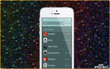 Spotlight recherche iOS 7 iPhone iPad