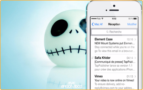 Comment rechercher dans Mail iOS 7