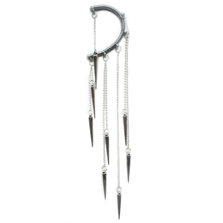 Les bijoux d’oreille Anni Jurgenson earcuff_silverspikes2