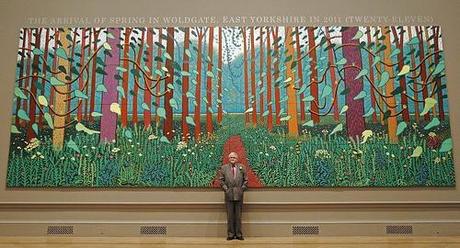 David Hockney, peintre sur iPad...