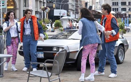« Retour Vers le Futur » débarque à la terrasse d’un café bttf14
