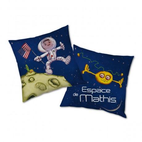 Coussin alunissant Coussin visiteur de l'espace et découvreur de l'univers