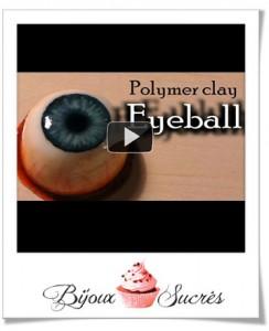 Tuto vidéo : Créer un oeil globuleux pour Halloween modelage d'halloween