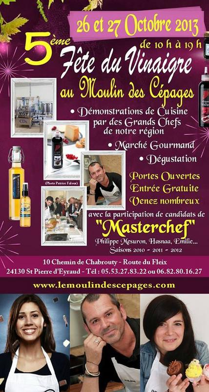 Recettes de cupcakes réalisés lors de la 5ÈME FÊTE DU VINAIGRE AU MOULIN DES CÉPAGES 1383182_735345796482532_1040259377_n