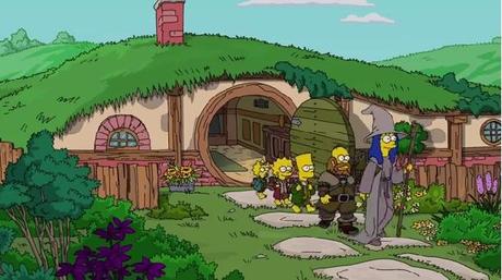 Les Simpson parodient le Hobbit de Peter Jackson
