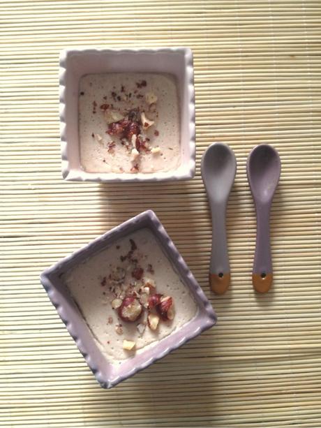 Crèmes dessert 100% végétales Dattes Noisettes (et ses variantes) Crèmes dessert 100% végétales Dattes Noisettes (et ses variantes)