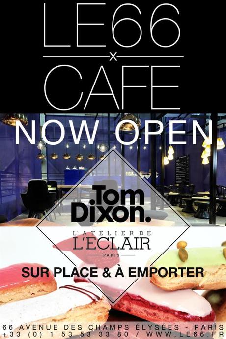 LE 66, A NEW COFFEE ON THE CHAMPS-ELYSEES EcardLE66Cafe