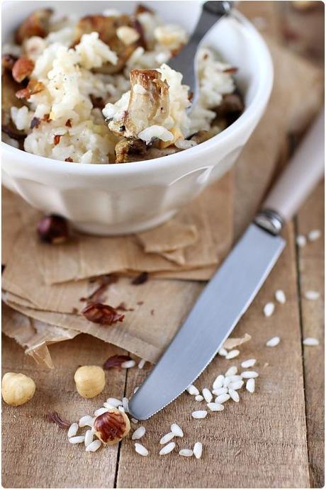 Risotto aux cèpes et maroilles