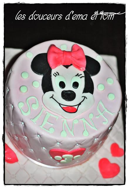 Gâteau Minnie pour Sienna Gâteau Minnie pour Sienna
