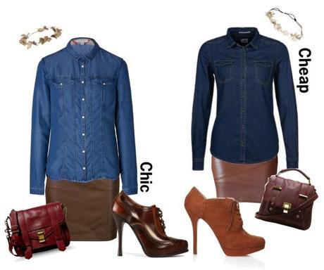 Chic & Cheap Chic & Cheap ❘ Look #1 quand le cuir flirte avec le jean
