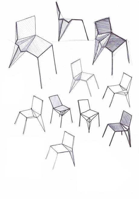 Projet etudiant : Chaise Paper par Julie Charrier Projet etudiant : Chaise Paper par Julie Charrier