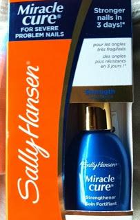 Miracle Cure de Sally Hansen ... une de mes routines pour ongles !