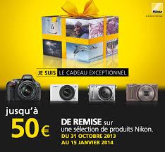 Opération spéciale Nikon du 31 octobre 2013 au 15 janvier 2014: Je suis votre cadeau exceptionnel