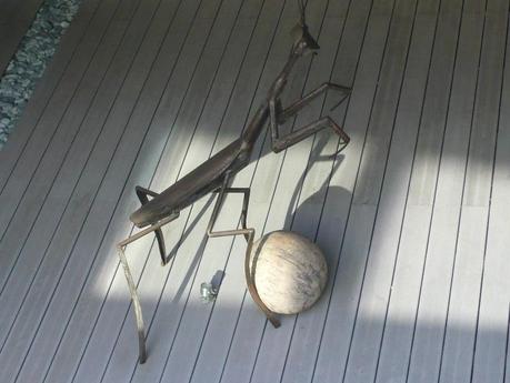 Can Artist : une chambre d'hôte so design and so calm Chambre d'hôte Perpignan Canartist Francoise Chalade La Loge patio design sculpture oeuvre d'art (2)