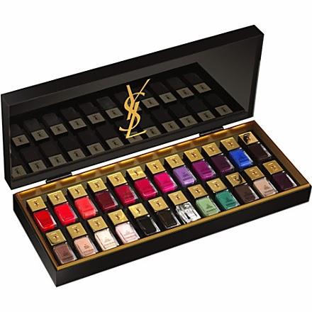 La nail box Yves Saint Laurent, 24 couleurs pour vos ongles...