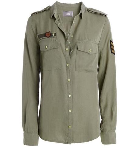 Chemise Tess militaire, 225 euros