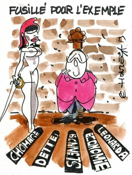 Hollande sous le feu des critiques imgscan contrepoints 2013-2345 hollande