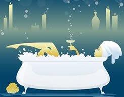 Le bain : le meilleur moment de la journée Bain moussant