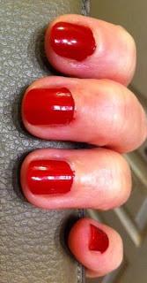 Barcelona Red ... un vernis Chanel retrouvé avec plaisir !