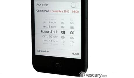iOS 7 Calendrier : comment faire passer l’échelle du temps d’un événement de 1 à 5 minutes iOS 7 Calendrier : comment faire passer l’échelle du temps d’un événement de 1 à 5 minutes