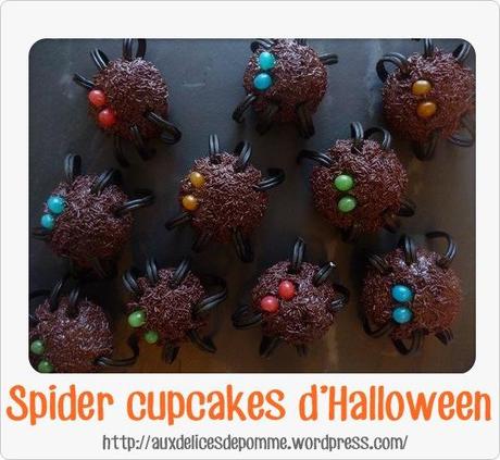 Cupcakes araignées3