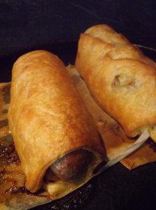 Croustade d’andouillette à l’oignon et au miel Croustade d’andouillette à l’oignon et au miel