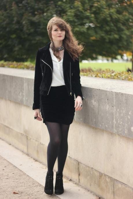 Velvet up the ground look velours blog