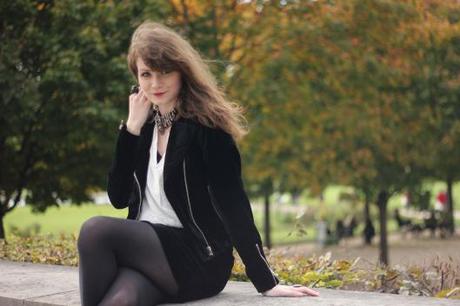 Velvet up the ground tailleur velours