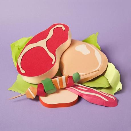 Art : Paper Craft Sculptures Of Food