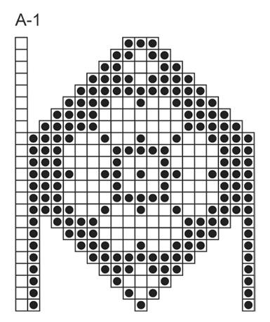 Boules de Noël tricotées diagramme boule de noel