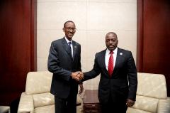 Kabila et Kagame à Addis Abeba