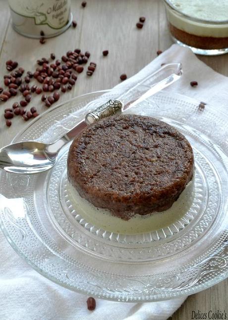 Blanc-manger au Matcha & gâteaux aux azukis...IG bas & vegan blanc manger matcha IG bas gateau azukis