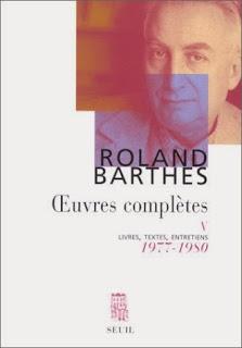 Roland Barthes, Fragments d'un discours amoureux