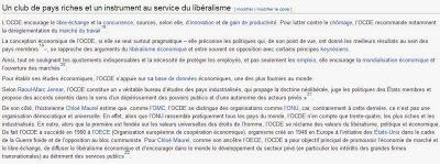 Wikipedia et l'OCDE