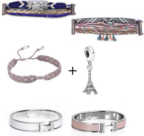 Manchettes Hipanema Angel  Boudoir, Bracelet et Charm Pandora ...