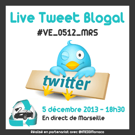 Conférence Véhicules Electriques à Marseille, Live Tweet le 5/12/2013