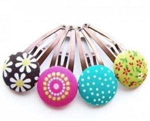 Une barrette en deux coups de colle ! barrette diy