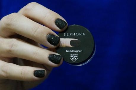 Sephora Nail designer effet 3D manucure swatch Velours noir avis test