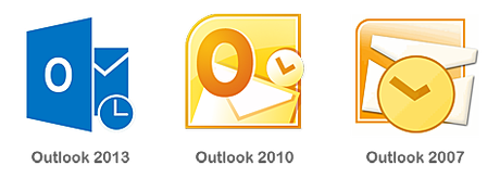 logos Outlook 2013, 2010 et 2007