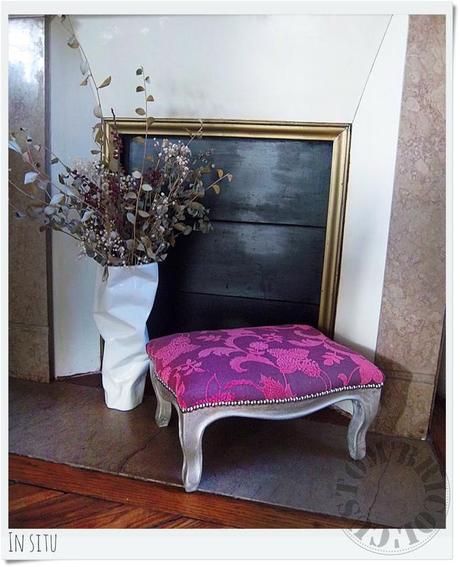 Barococo rose Repose pieds rose - In situ