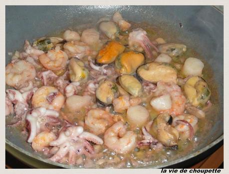 GRATIN DE PATES AUX FRUITS DE MER 024