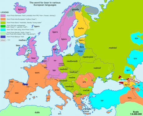 L’origine des mots en Europe