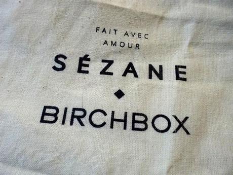 SEZANE habille la Birchbox du mois de novembre DSCN1791