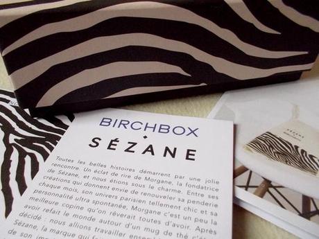 SEZANE habille la Birchbox du mois de novembre DSCN1750