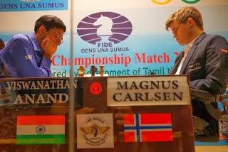 Echecs : Vishy Anand face à Magnus Carlsen - Photo © site officiel