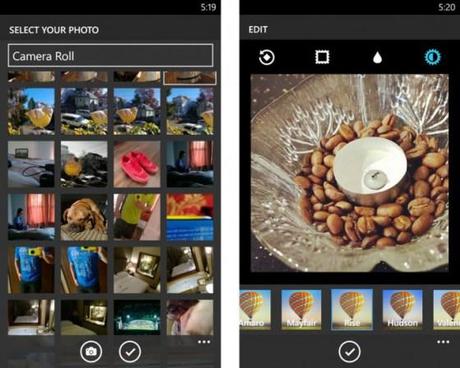Une vidéo d’Instagram sur Windows Phone instagram-camera-roll