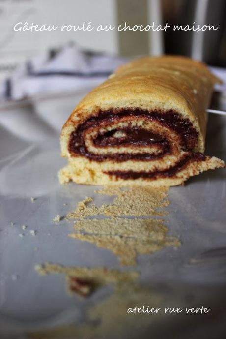 Roulé au chocolat maison Roulé au chocolat maison